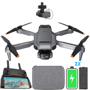SefSay P8 Drone Zwart – Drone met dubbele camera – Obstakel ontwijking – Inclusief opbergtas en 2 accu’s