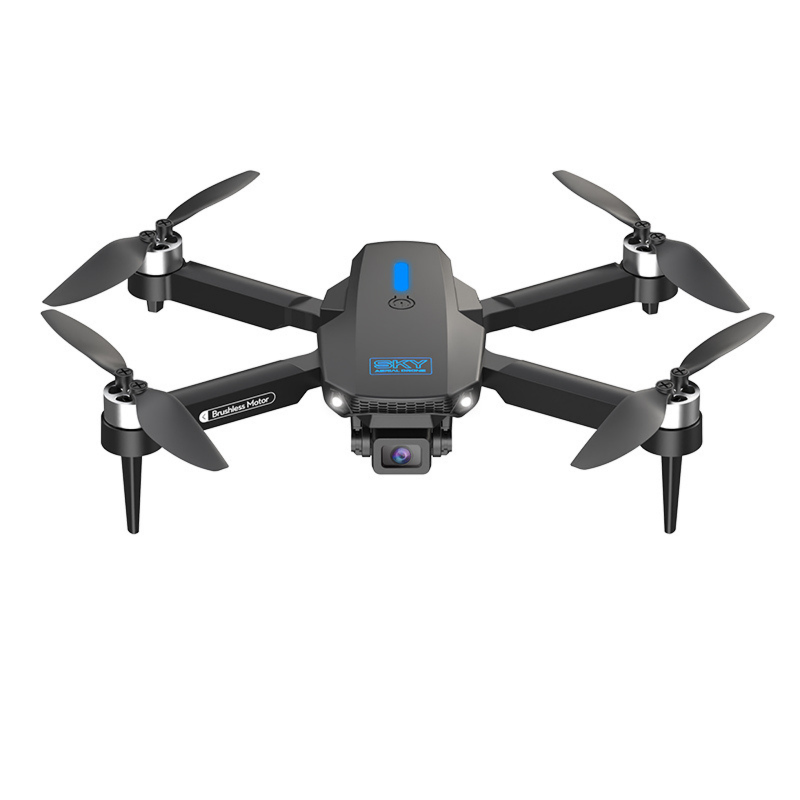 SefSay E88 Max Drone - Drone met dubbele HD camera - Borstelloze motoren - 3 batterijen en een opbergtas - Geschikt voor kinderen en volwassenen - Afbeelding 9