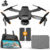 SefSay P8 Drone Zwart – Drone met dubbele camera – Obstakel ontwijking – Inclusief opbergtas en 2 accu’s